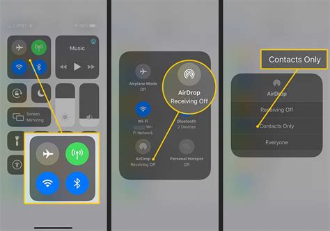 how to use airdrop on iphone.